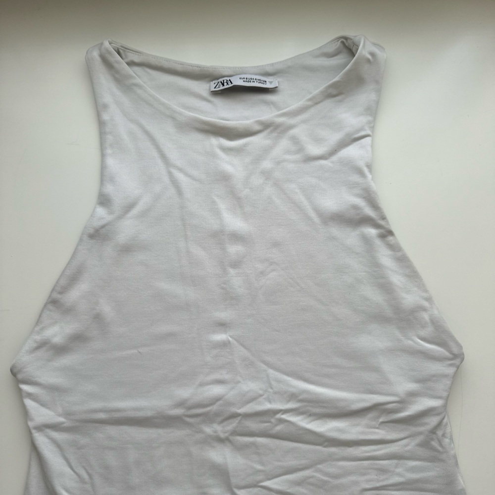 Zara Classic White Tank Top